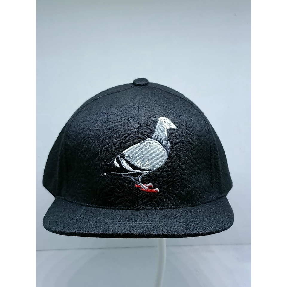 Mũ hiphop - Mũ snappack cao cấp nam Thêu Hình Con Gà Nổi chất liệu da PU