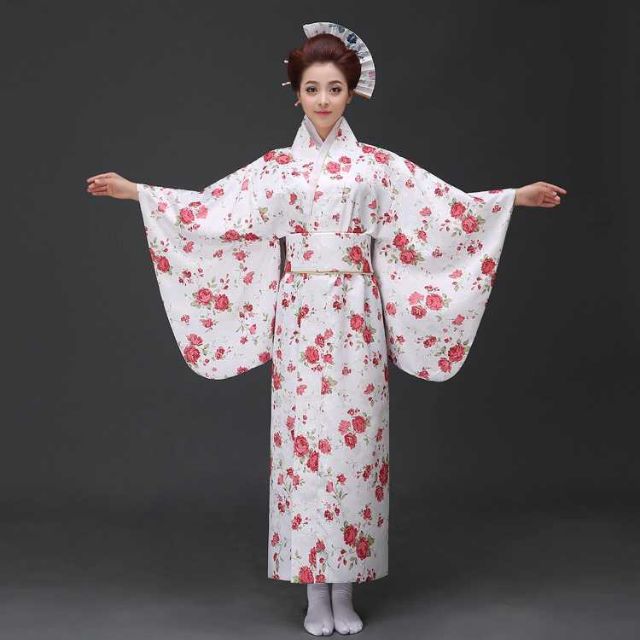 (Có Sẵn) Trang Phục Kimono Nữ - Trang Phục Yukata Nữ