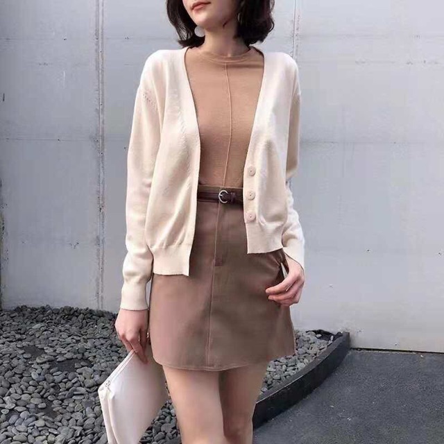 Áo cadigan len 3 cúc | BigBuy360 - bigbuy360.vn