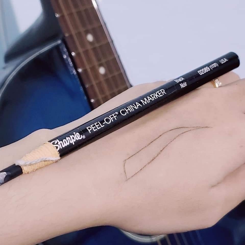 Chì đá sharpie định hình - kẻ lông mày sắc nét,chì vẽ môi mày 3 màu