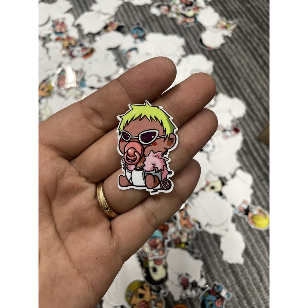 Sticker Đảo Hải Tặc Siêu Cute | Chất Liệu Decal Chống Thấm Nước|Dán trang trí laptop, mũ bảo hiểm, vali, xe