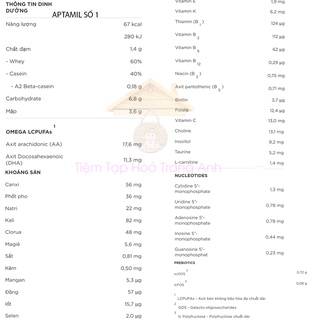 Sữa Aptamil Essensis Organic 900g Úc cho bé
