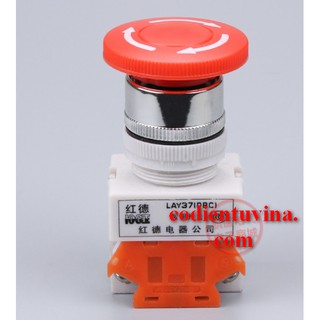 Nút Nhấn Dừng Khẩn Cấp LAY37-11ZS+STOP