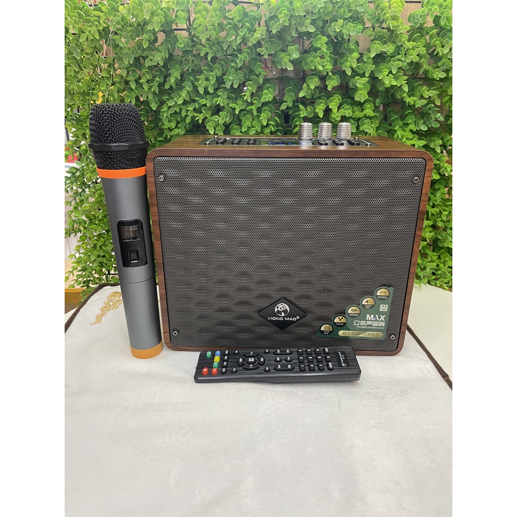 Loa Karaoke Xiongmao XM35, Loa Xách Tay Mini Du Lịch Tiện Lợi. Tặng Kèm 1 Micro Không Dây, Kết Nối Bluetooth, AUX, USB..