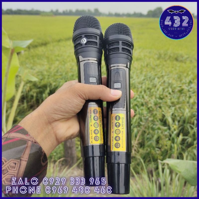 Micro Kim Loại sóng UHF UGX 23 Cao Cấp Hát Nhẹ Nhàng Chống Hú Tốt Và Siêu Bền - 432 VN