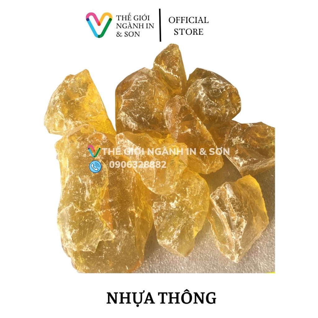 Nhựa thông dùng để hàn chì, sản xuất keo, mực, sử dụng trong sản xuất cao su, sản xuất mực.