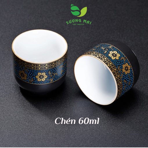 Bộ Ấm Trà Cối Xay Hoa Cẩm Đỏ, Xanh SƯƠNG MAI - Bộ Ấm Pha Trà Đạo Cao Cấp 1 Đổi 1 30 Ngày SM00029