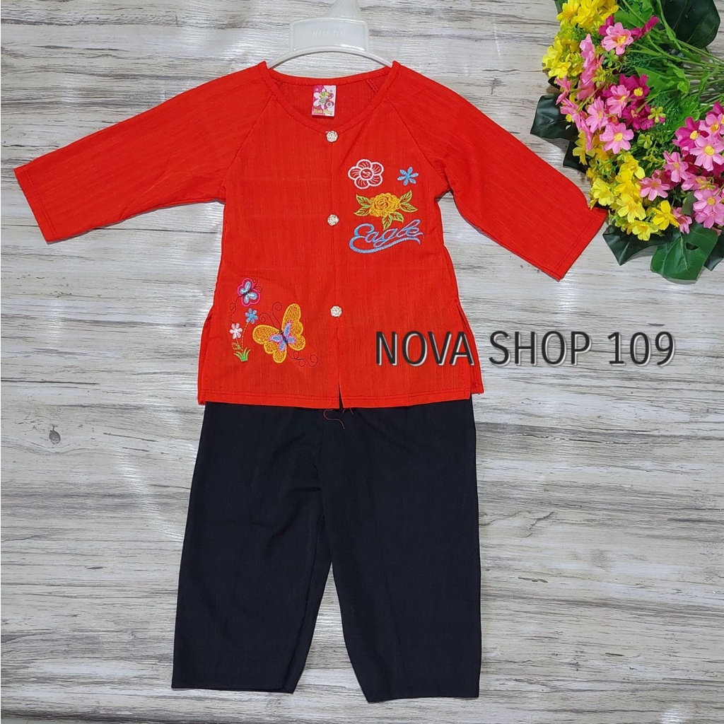Bộ Áo Quần Bà Ba Truyền Thống Bé Gái - NOVA SHOP