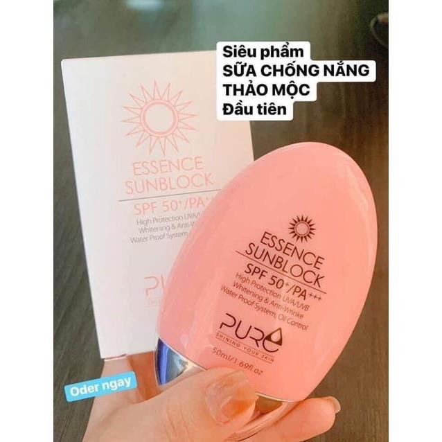 Sữa Chống Nắng Thảo Mộc Pure Essence Block