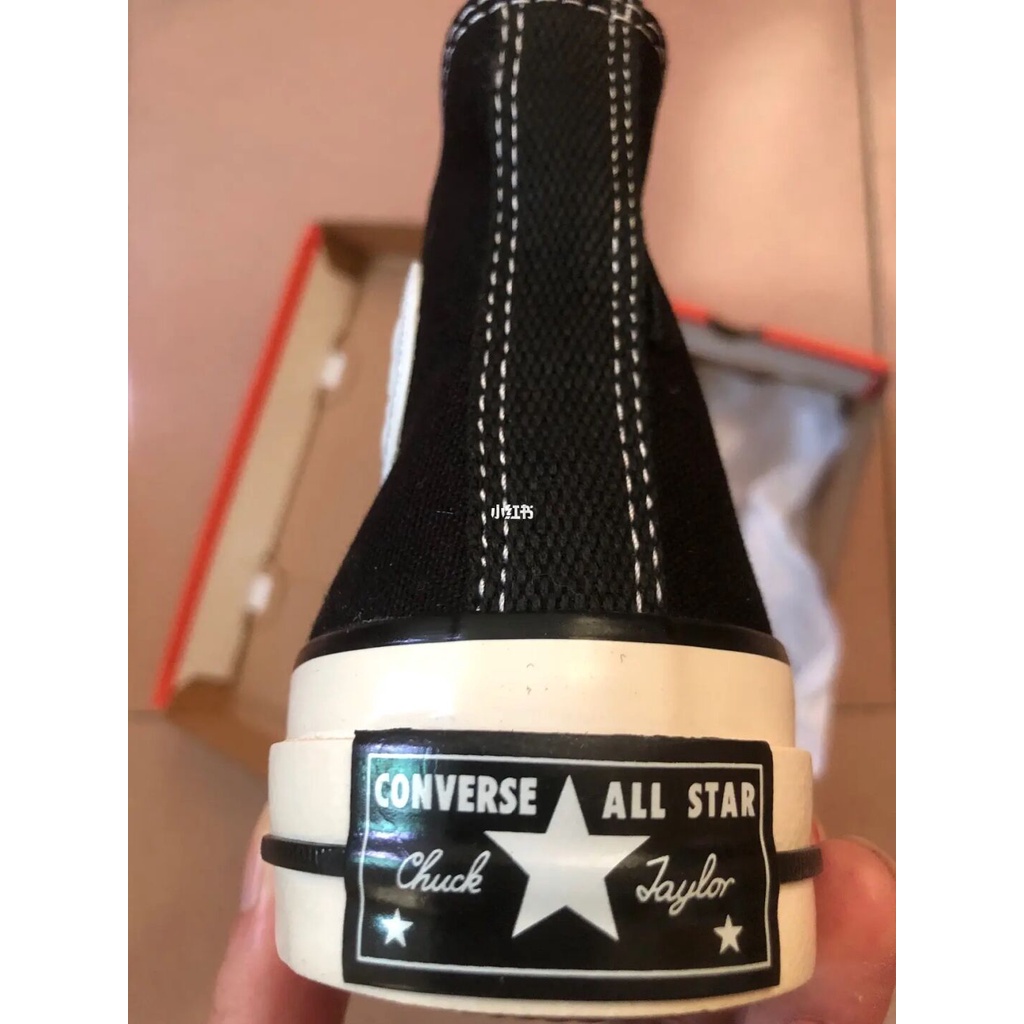 Giày Thể Thao Converse Chuck Taylor Allstar 1970s Màu Đen Cổ Điển # 1563