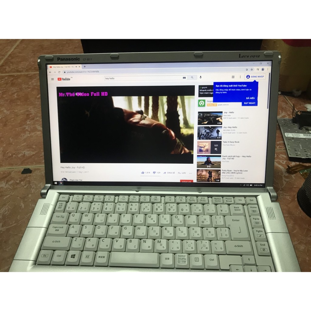 Laptop Panasonic Toughbook CF-B11 văn phòng màn full hd độ bền cao nhật bản