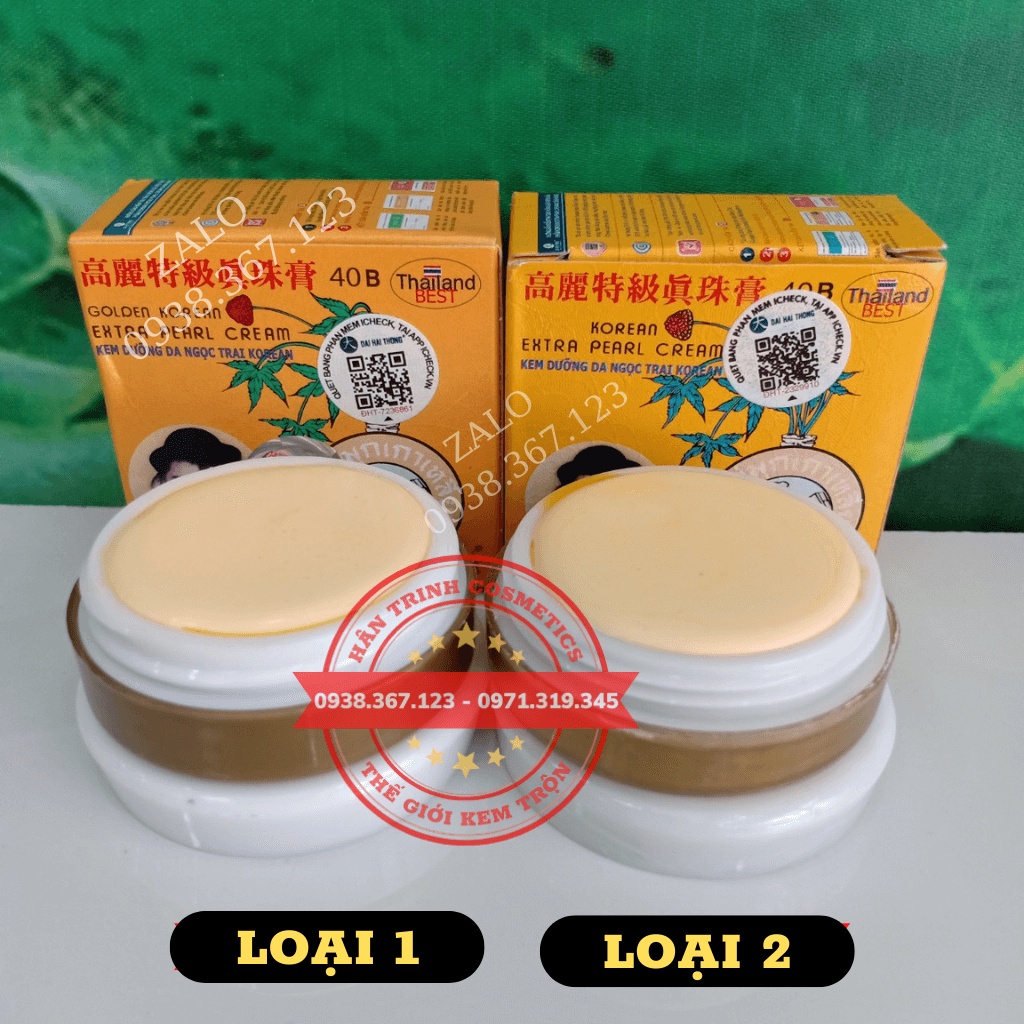 Kem Sâm Vàng Thái Lan Hàng Chính Hãng Loại 1 Hộp 5g - Mỹ Phẩm Hân Trinh