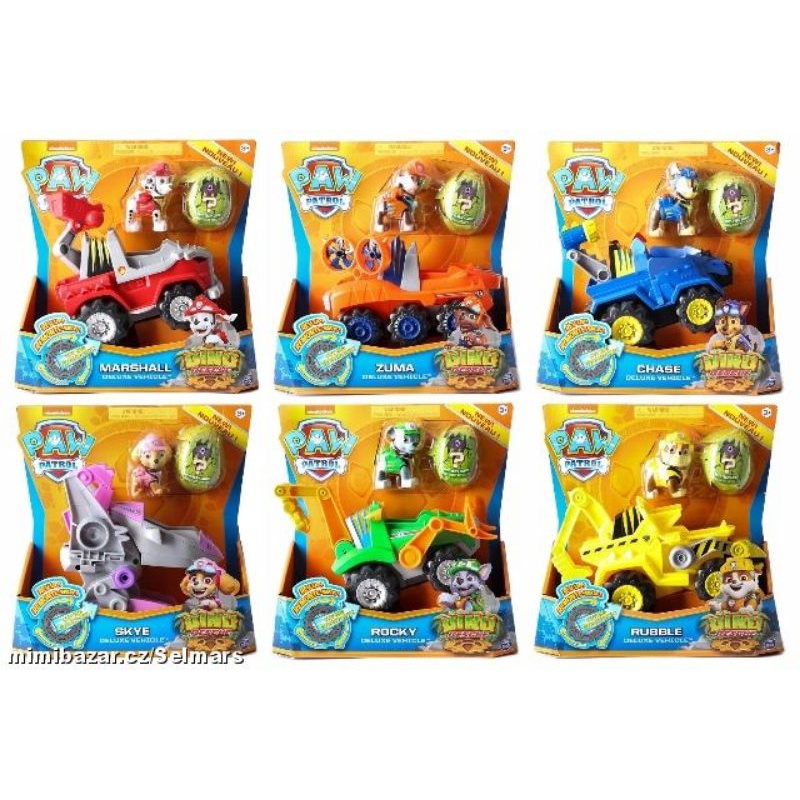 Đồ chơi Paw Patrol: Xe và chó cứu hộ chạy bánh đà fullbox