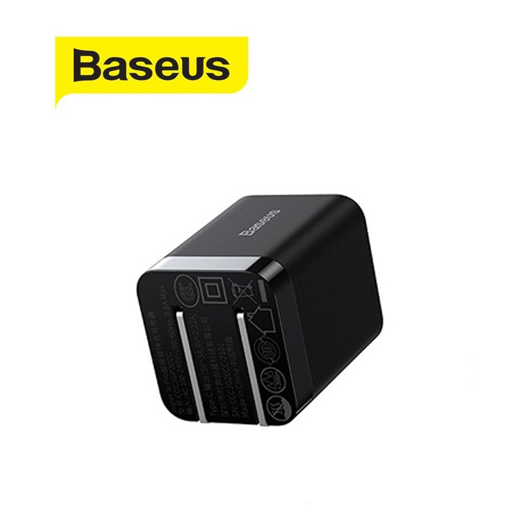 Củ sạc nhanh PD 20W Baseus Super Si Pro chân dẹt 1 cổng Type-C chất liệu cao cấp nhỏ gọn