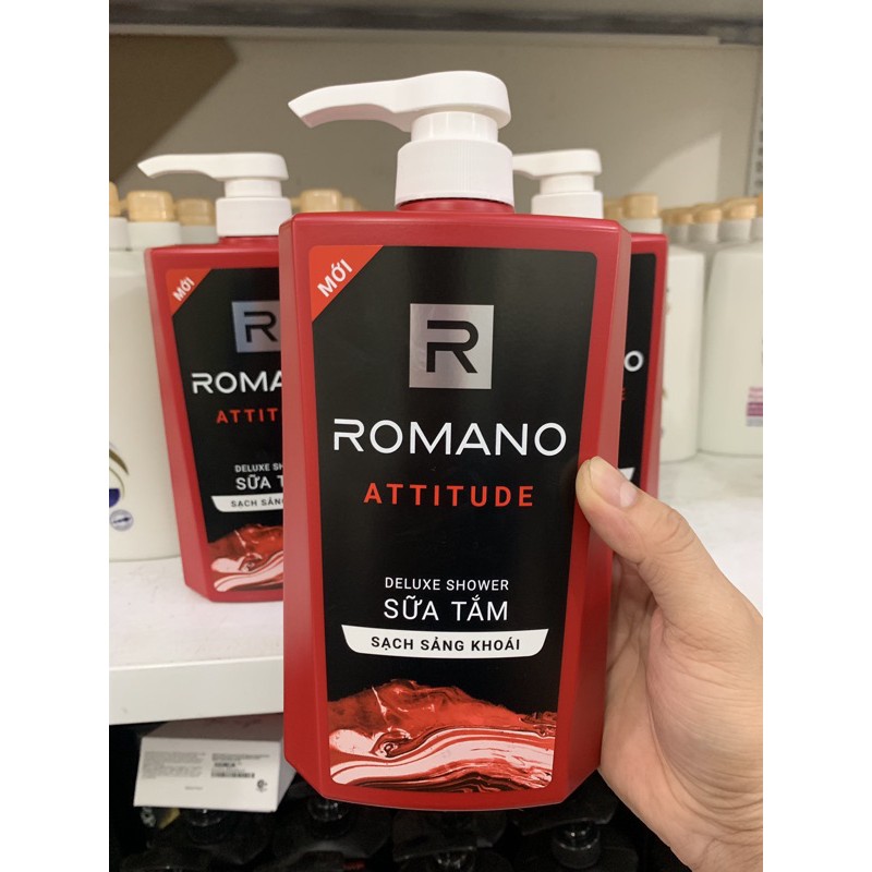 Sữa Tắm Cao Cấp Romano Attiude 650g