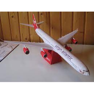 Mô hình giấy 3d máy bay a340-600