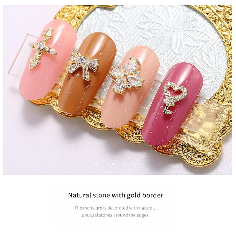 Charm Các Hình Nơ Bướm, Logo Trang Trí Móng Nghệ Thuật Siêu Đẹp - Lẻ 1 Cái
