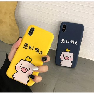 Ốp dẻo con heo vàng IPhone