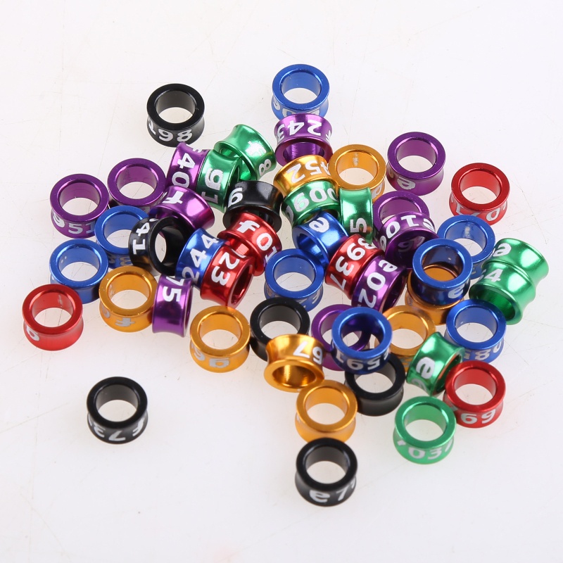 Vòng Đeo Chân Chim Bồ Câu 5mm Bằng Hợp Kim Nhôm