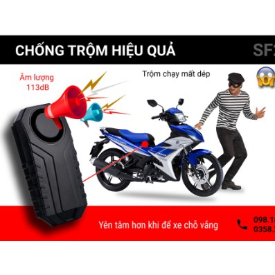 Còi tìm xe trong bãi, chống trộm, báo động khi tai nạn KS-SF22R