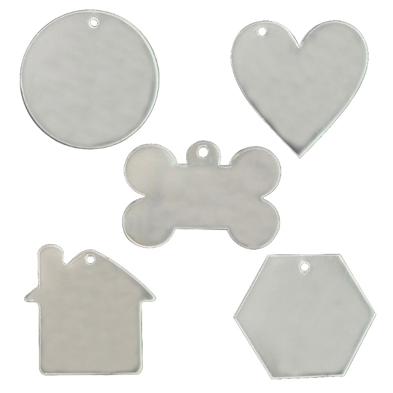 Set 50 Mặt Vòng cổ Bằng Acrylic Trong Suốt DIY