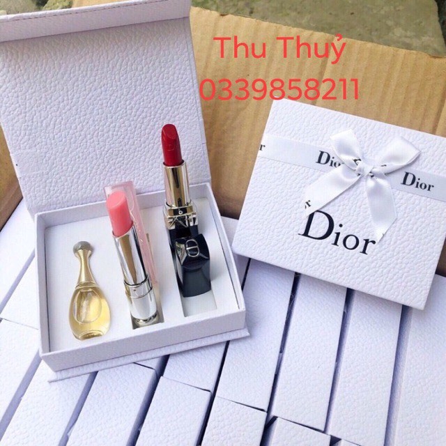 Sét Hộp Quà Di'or, Son, Nước Hoa 3 món | BigBuy360 - bigbuy360.vn