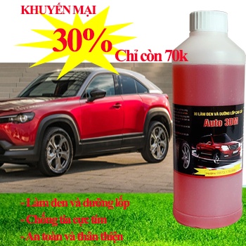 Bóng lốp (xi làm đen) ô tô xe máy loại 1 lit- Khuyến mại 30% chỉ còn 70K