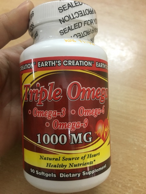Viên bổ tim mạnh Triple Omega 3,6,9