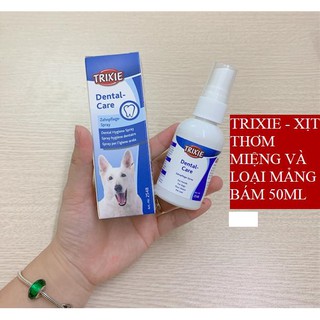 Xịt thơm miệng cho thú cưng TRIXIE Zahnpege Spray 50ml - Dental Care
