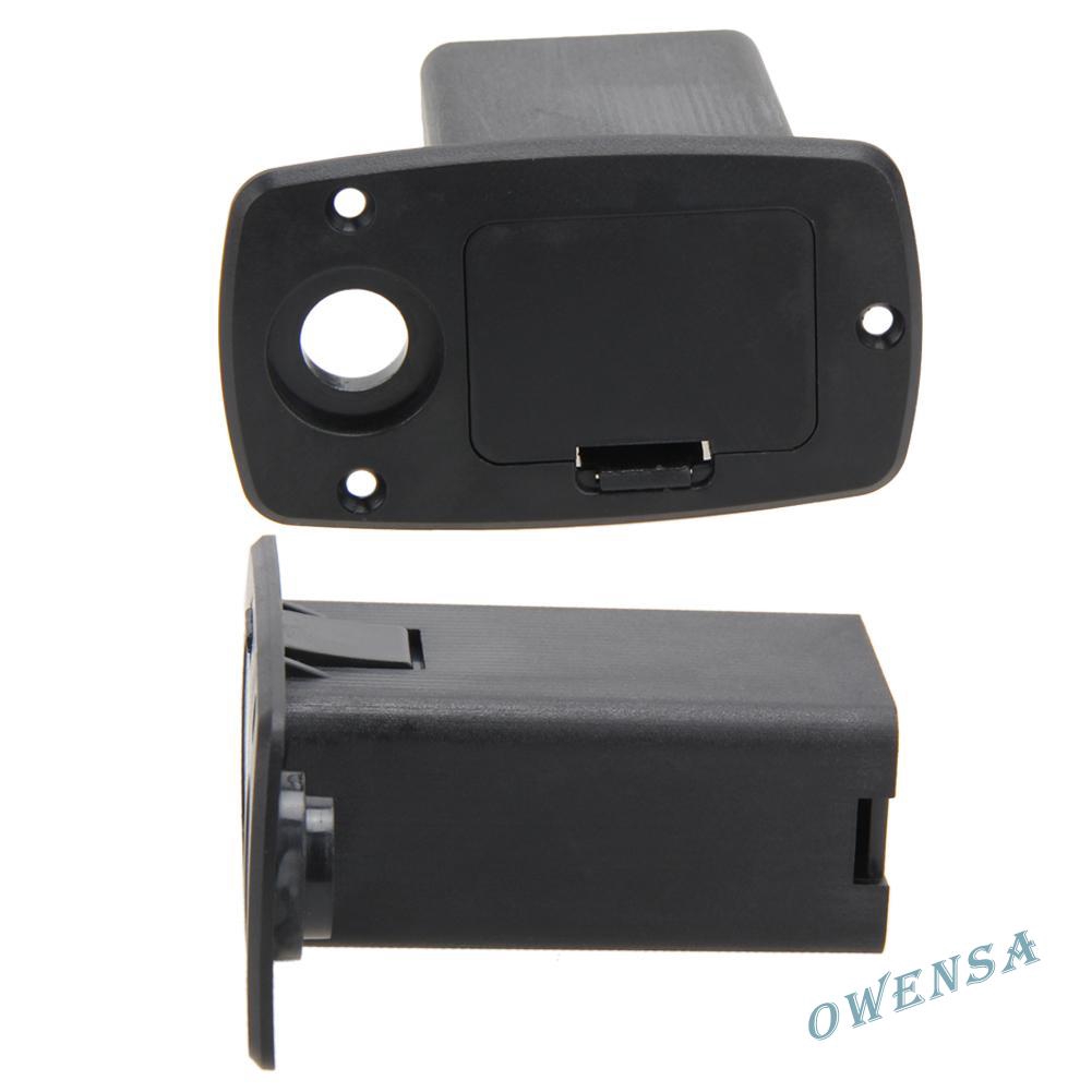 『ow#9V Battery  Holder Cover Box for Acoustic Guitar Bass Pickup Electronic☆