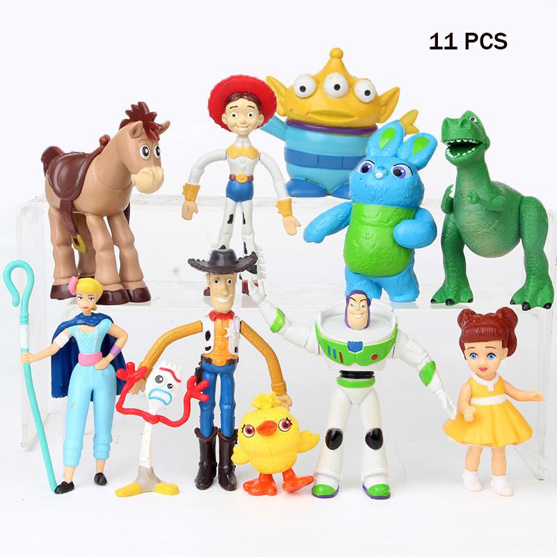 Set 7/ 11 mô hình đồ chơi nhân vật phim Toy Story 4