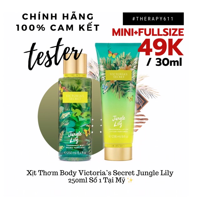 ✪ Xịt Thơm Body Victoria’s Secret "Jungle Lily" ✪