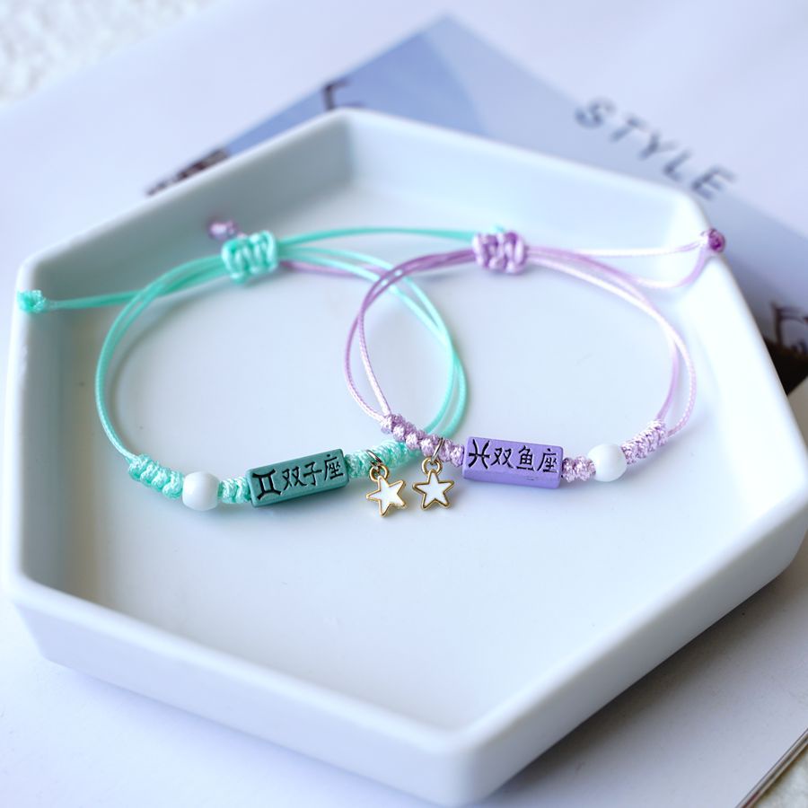 Vòng Tay Hợp Kim Nhiều Màu Sắc Sáng Tạo Cho Cặp Đôi