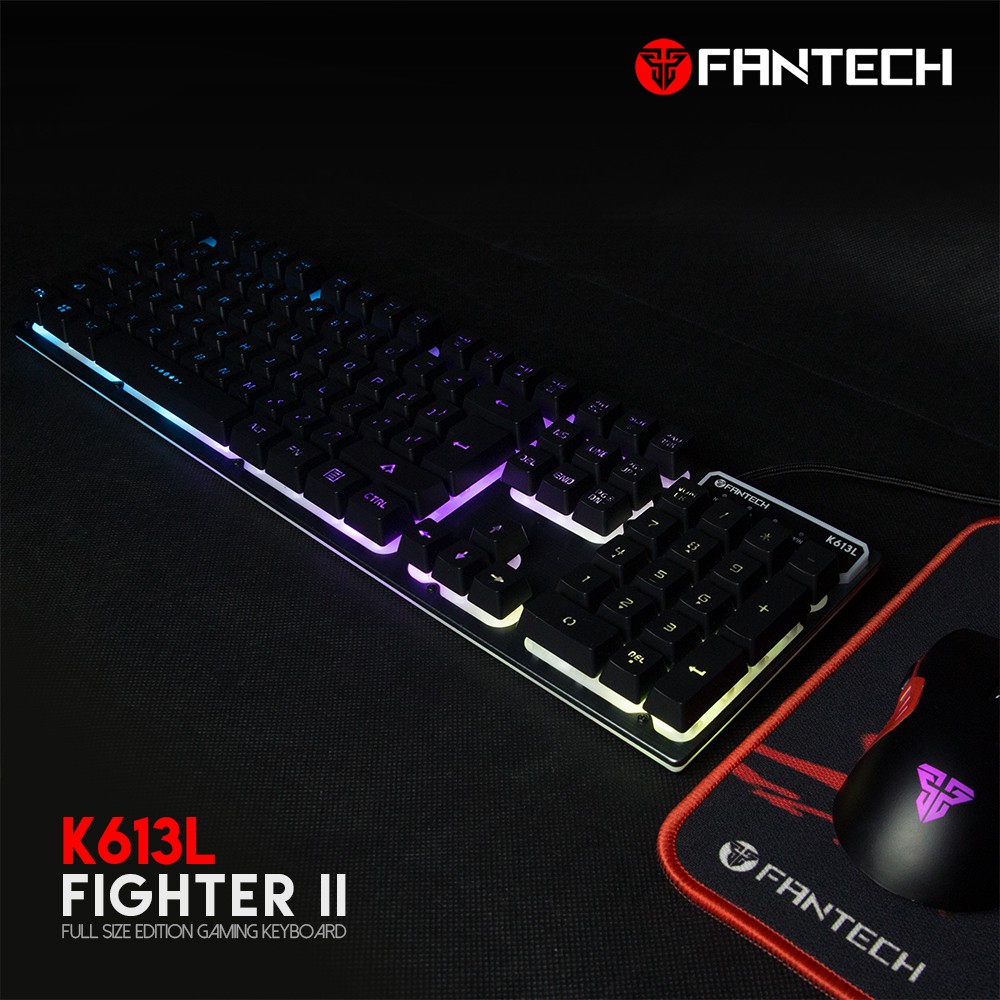 Bàn phím chơi game có đèn nền FIGHTER-Metal Fantech K613L - Chính Hãng