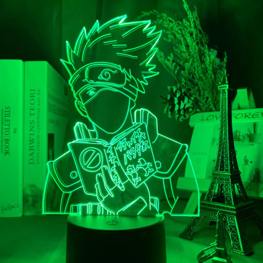 Đèn Ngủ Led 3D Hình Naruto Kakashi Độc Đáo