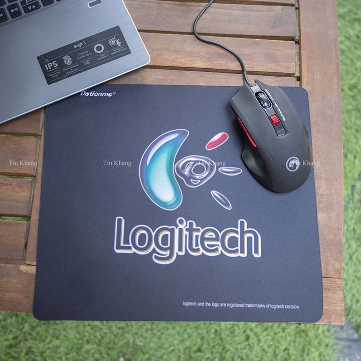 Lót chuột LOGITECH gaming 5 MÀU - Lót chuột 3D cao cấp 29cmx25cmx 2ly