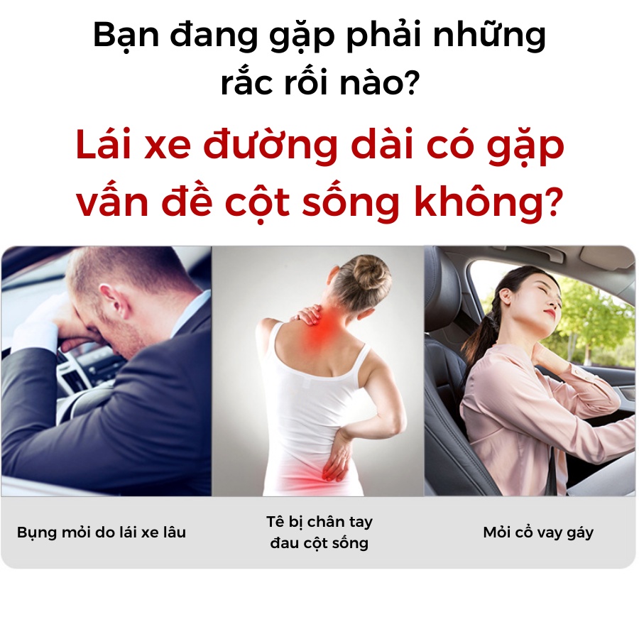 GỐI TỰA LƯNG, GỐI TỰA ĐẦU Ô TÔ CAO CẤP, GỐI KÊ LƯNG, KÊ CỔ XE HƠI GIÚP CÂN BẰNG CỘT SỐNG