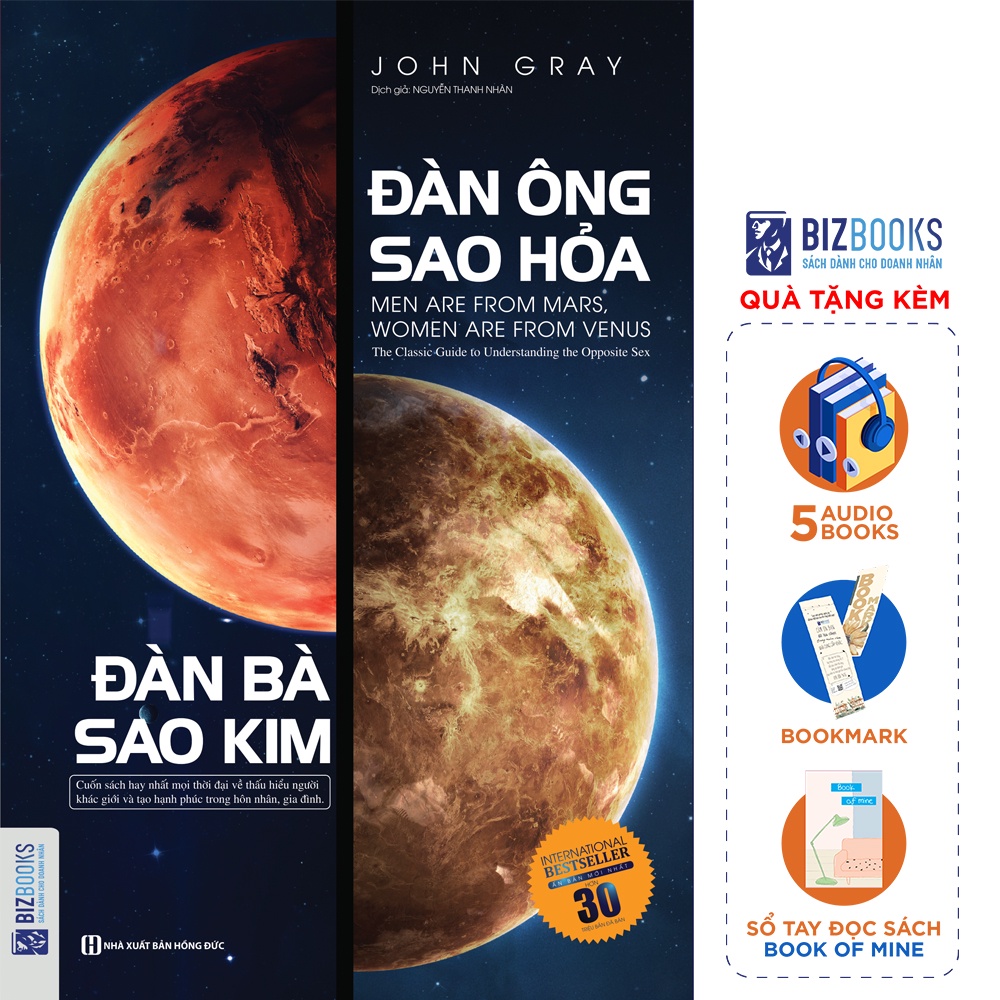 Sách - Đàn Ông Sao Hỏa Đàn Bà Sao Kim - BizBooks