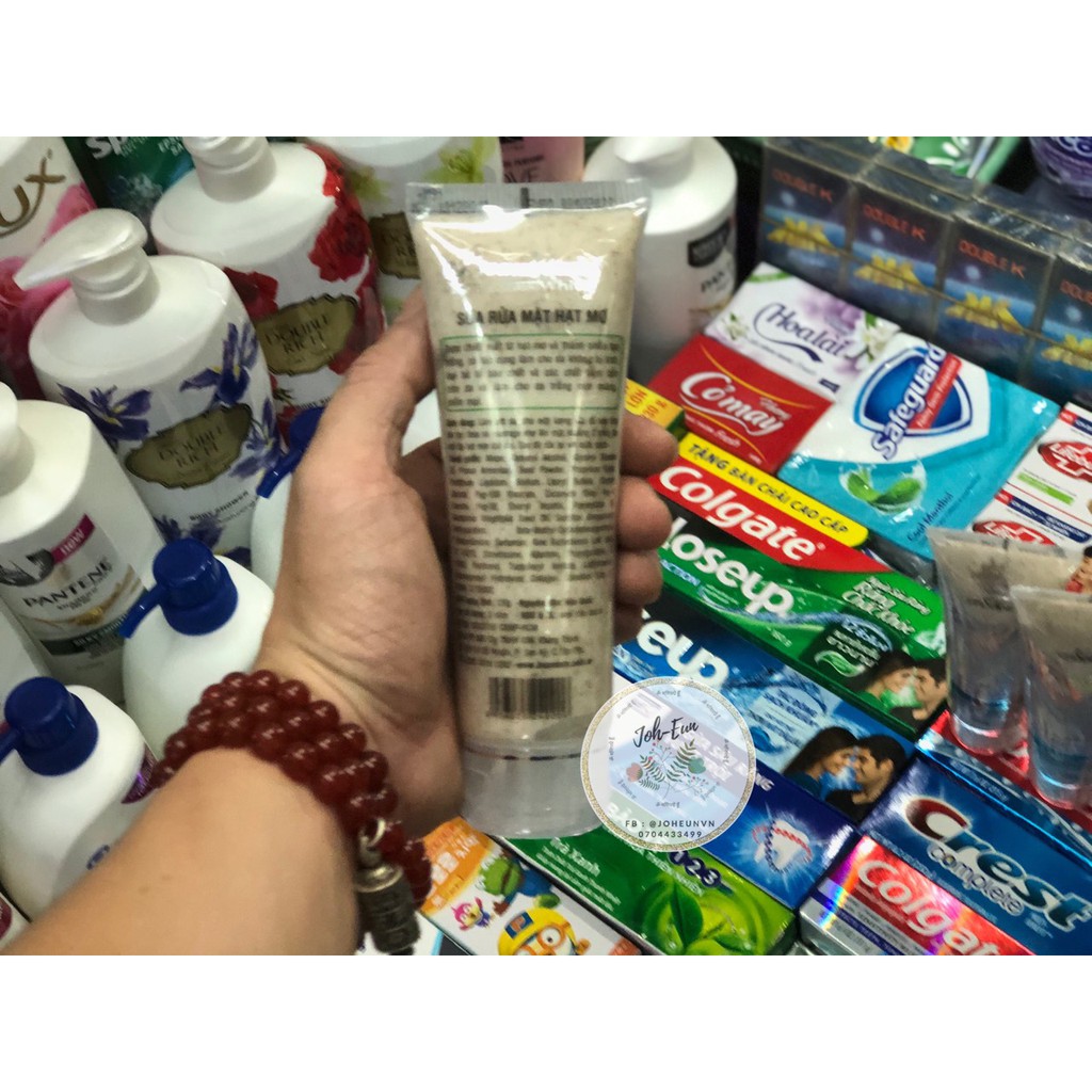 SỮA RỬA MẶT HẠT MƠ BEAUMORE 120g