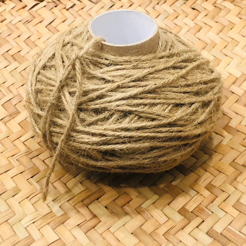 Cuộn Dây Đay 50m Sợi 2mm Làm Quai Túi Giấy Kraft, Trang Trí Handmade...(Dây Thừng/Dây Gai/Dây Bố/Dây Cói)