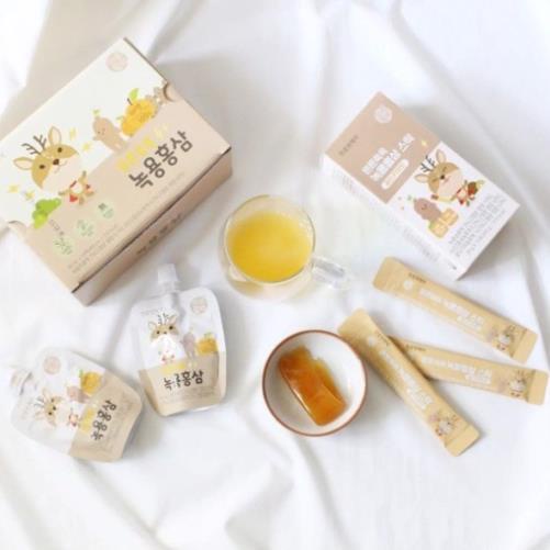 Thạch hồng sâm cho trẻ em CHUNHO NCARE, bổ sung dinh dưỡng mỗi ngày cho bé, Hộp 15 gói 20g cho 1 gói