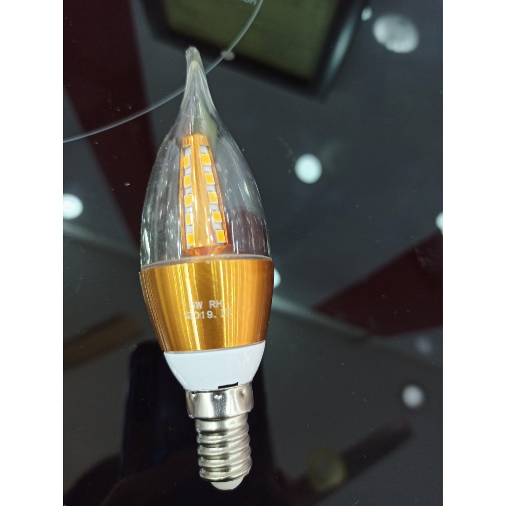 Bóng Đèn LED quả nhót 5W đuôi E14- dùng cho quạt trần có đèn và đèn chùm