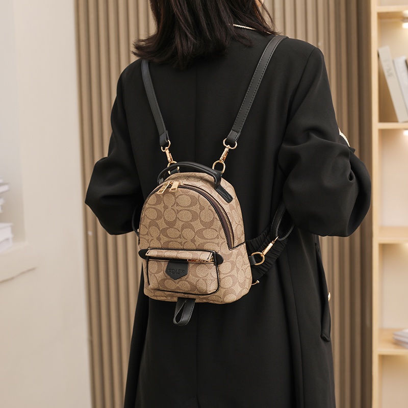 Coach_Ba lô Túi xách nữ nhỏ Túi xách da PU sang trọng Túi đeo vai nữ Túi đeo chéo lớn