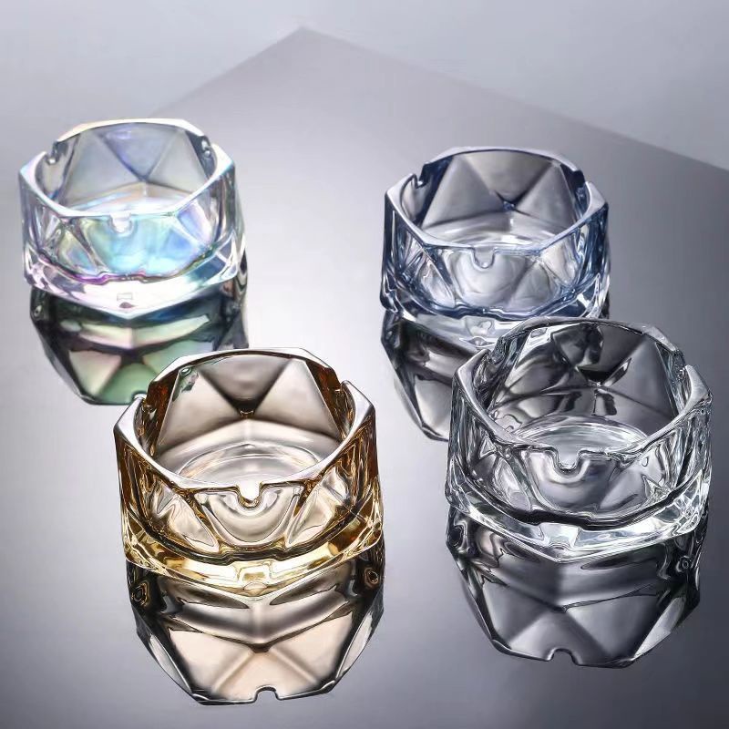 Gạt Tàn Thuốc Bằng Thủy Tinh Thiết Kế Sang Trọng Sáng Tạo