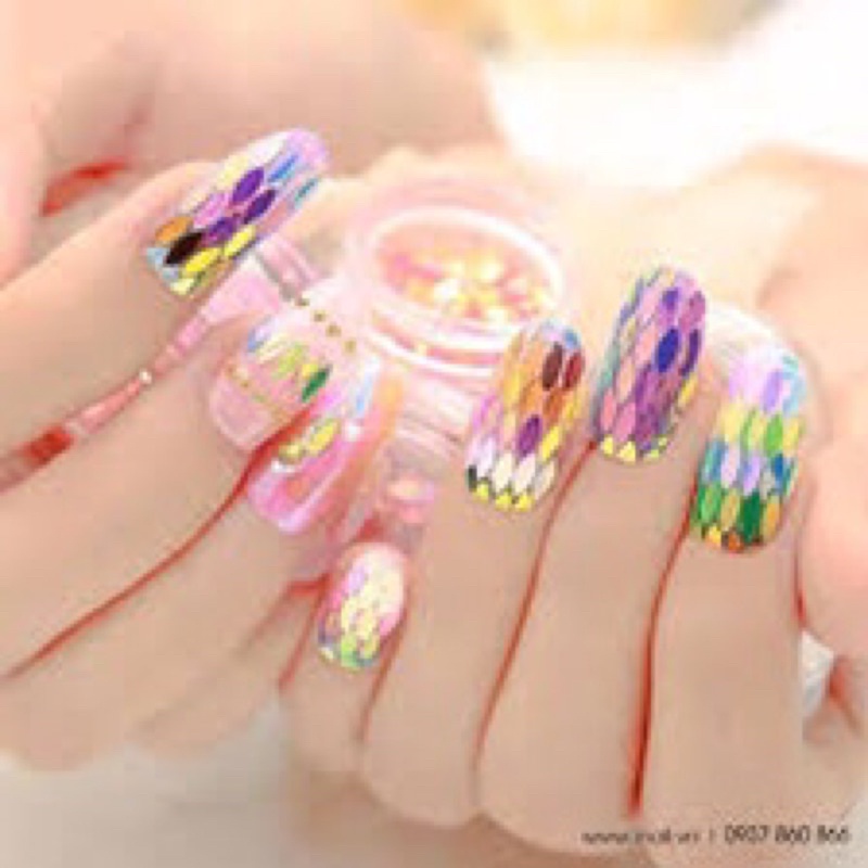 Set nhũ hạt gạo trang trí móng HOT