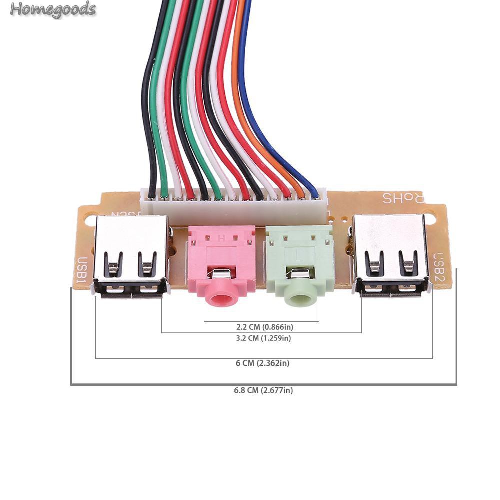 Bộ Chia Tai Nghe Usb 2.0 2 Cổng