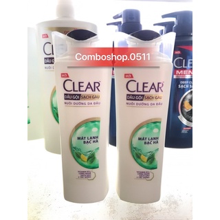 Dầu gội Clear bạc hà 340g (330ml) & 170g (165ml)