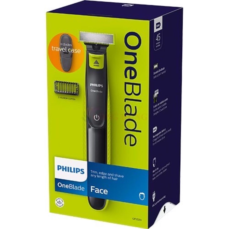 Máy cạo râu điện OneBlade philips có tặng kèm Hộp du lịch