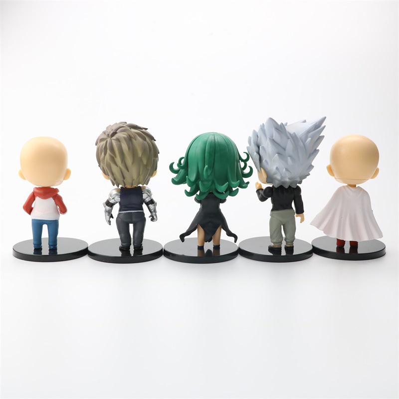 Mô hình nhân vật Saitama,Tatsumaki,Garou,Genos anime One Punch Man 10cm