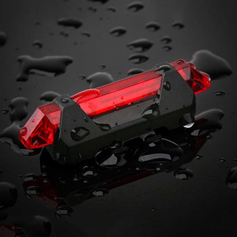 Bicycle Light LED Taillight Waterproof Rear Tail Safety Warning Cycling Light USB Rechargeable Light Mountain Bike Light